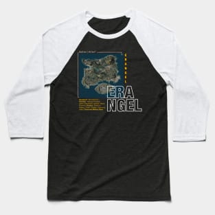 Erangel Map Baseball T-Shirt